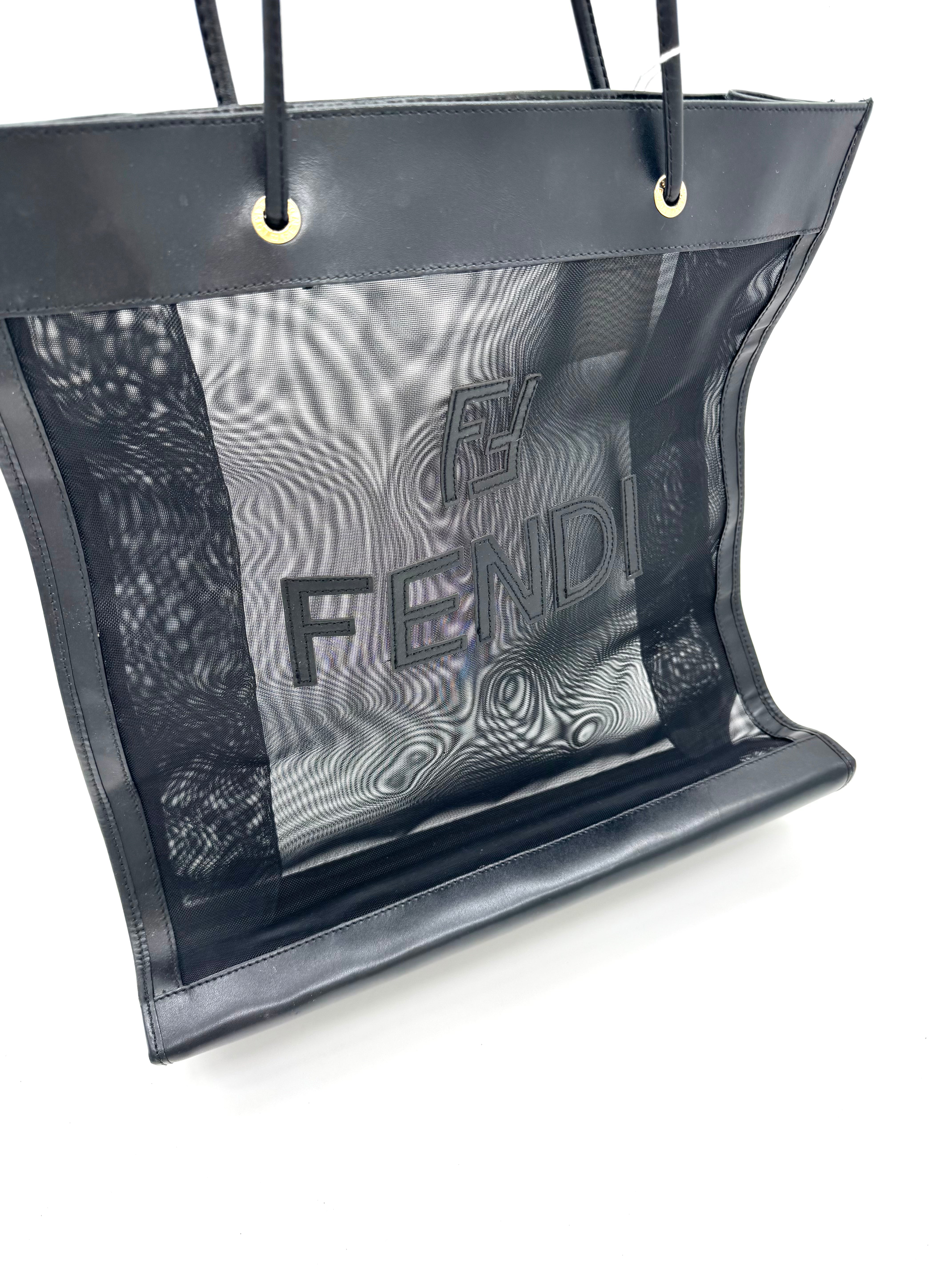 Fendi Mesh Tote Bag