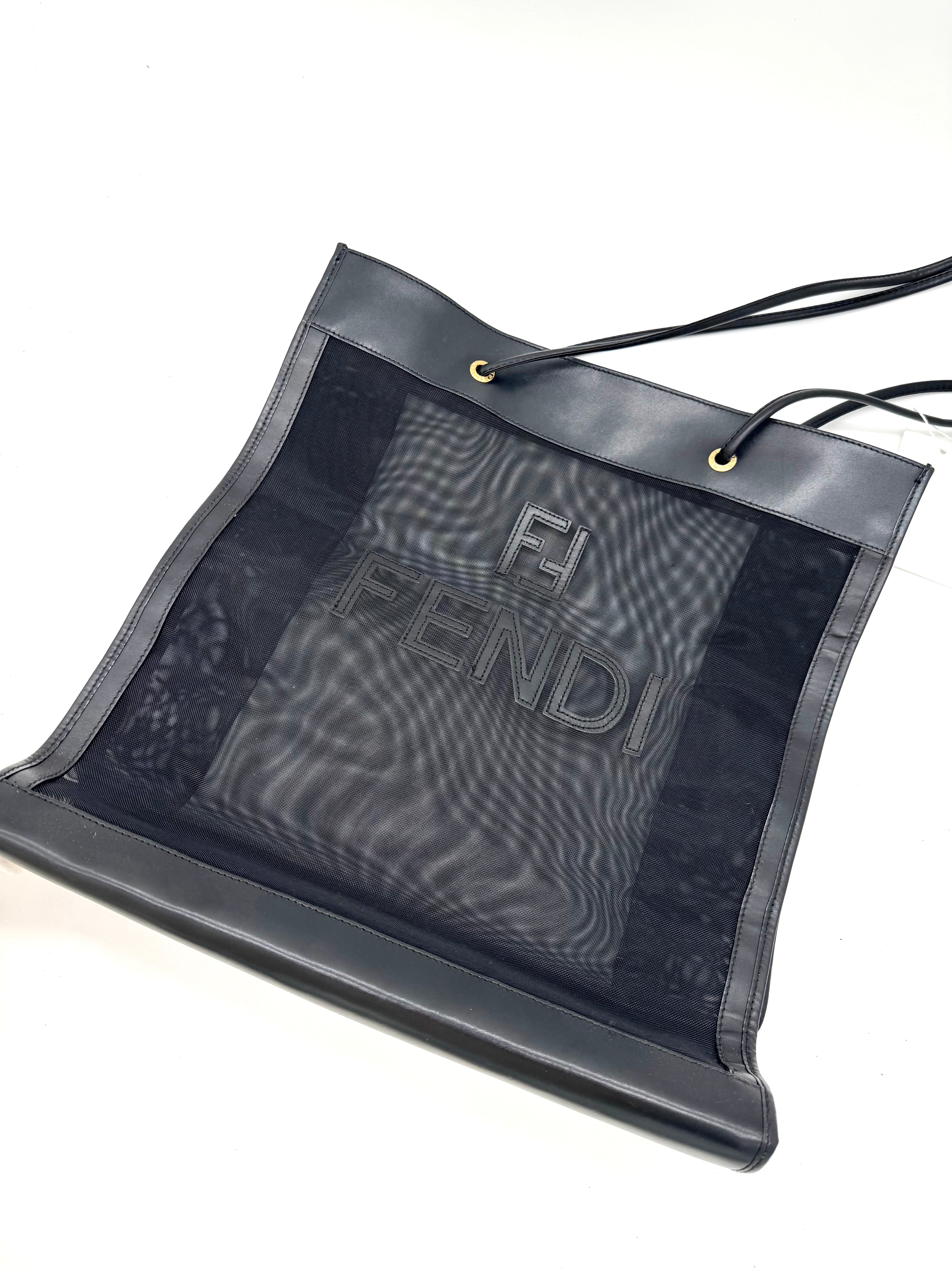 Fendi Mesh Tote Bag