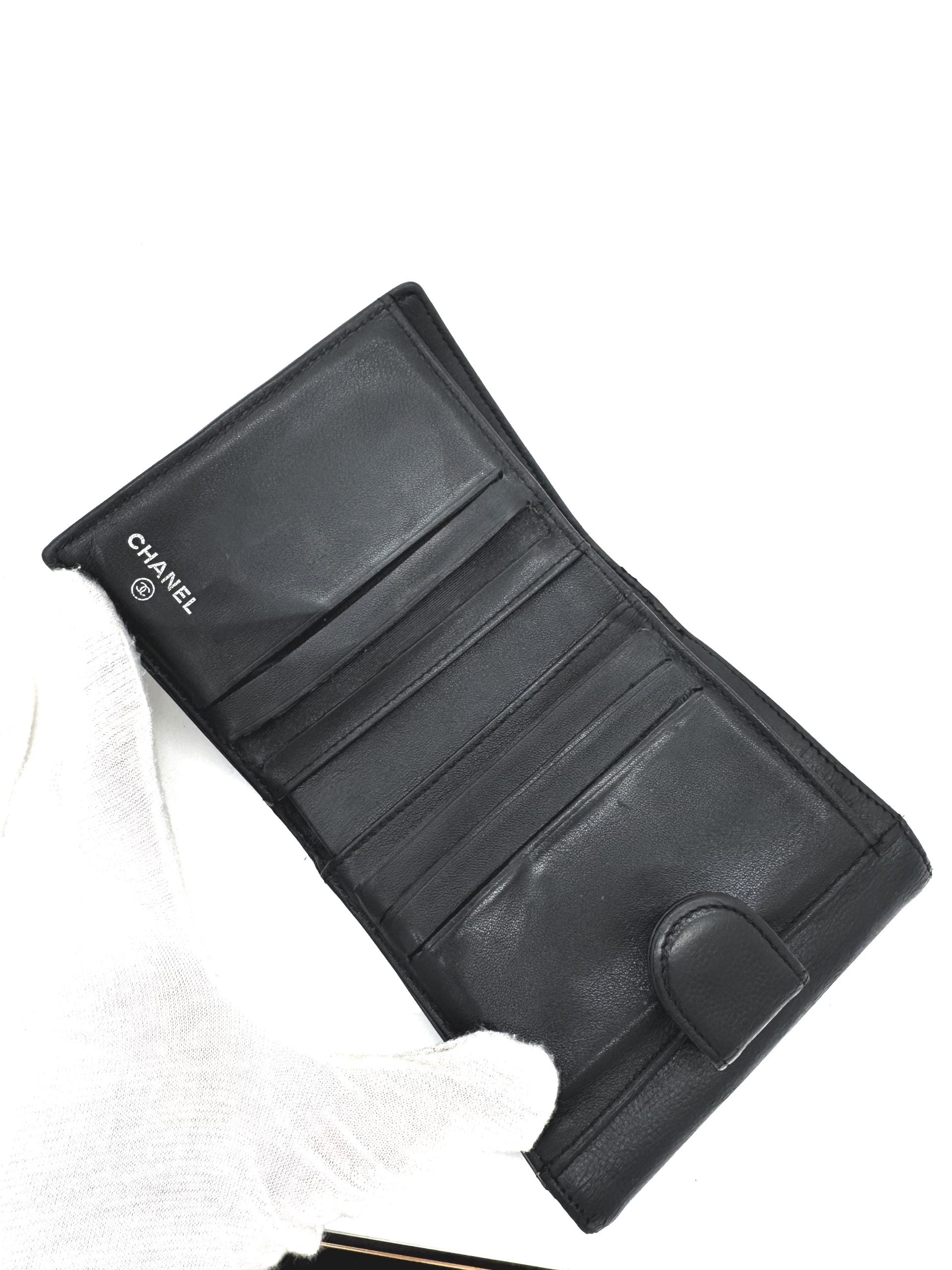 Chanel Geldbörse Caviar Leder Schwarz