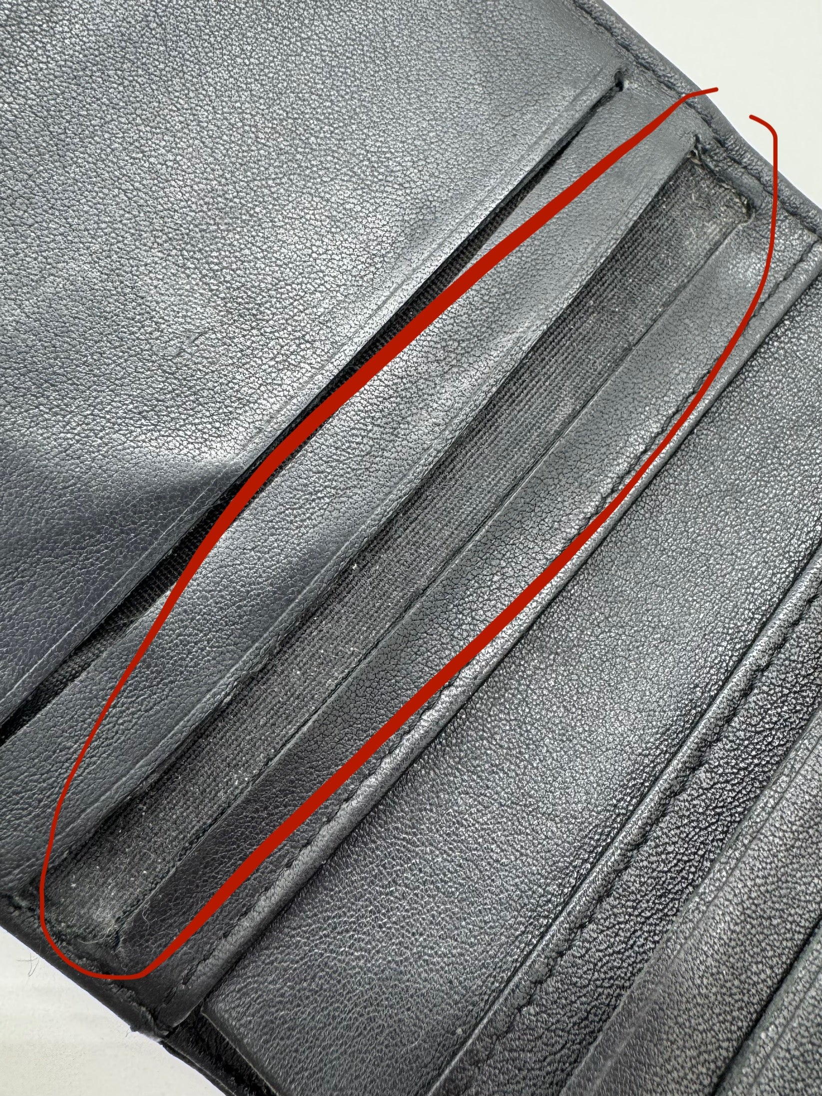 Chanel Geldbörse Caviar Leder Schwarz