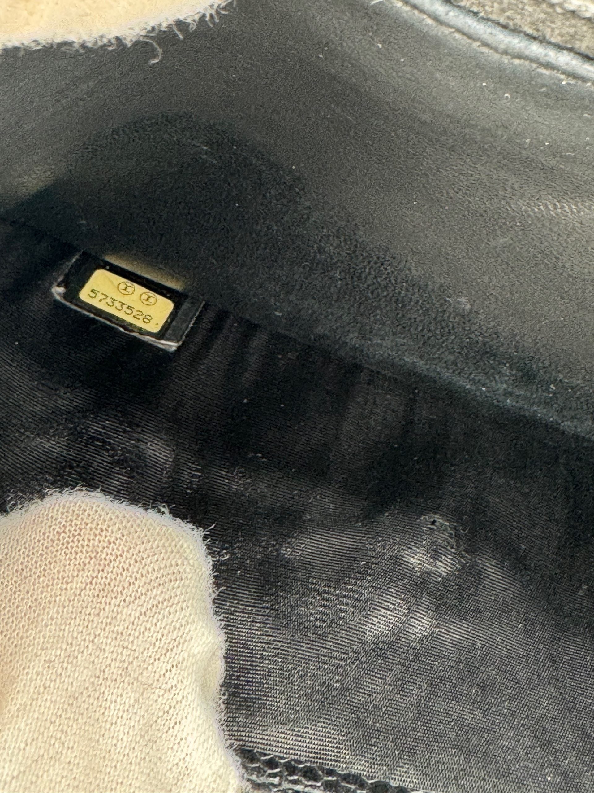 Chanel Geldbörse Caviar Leder Schwarz