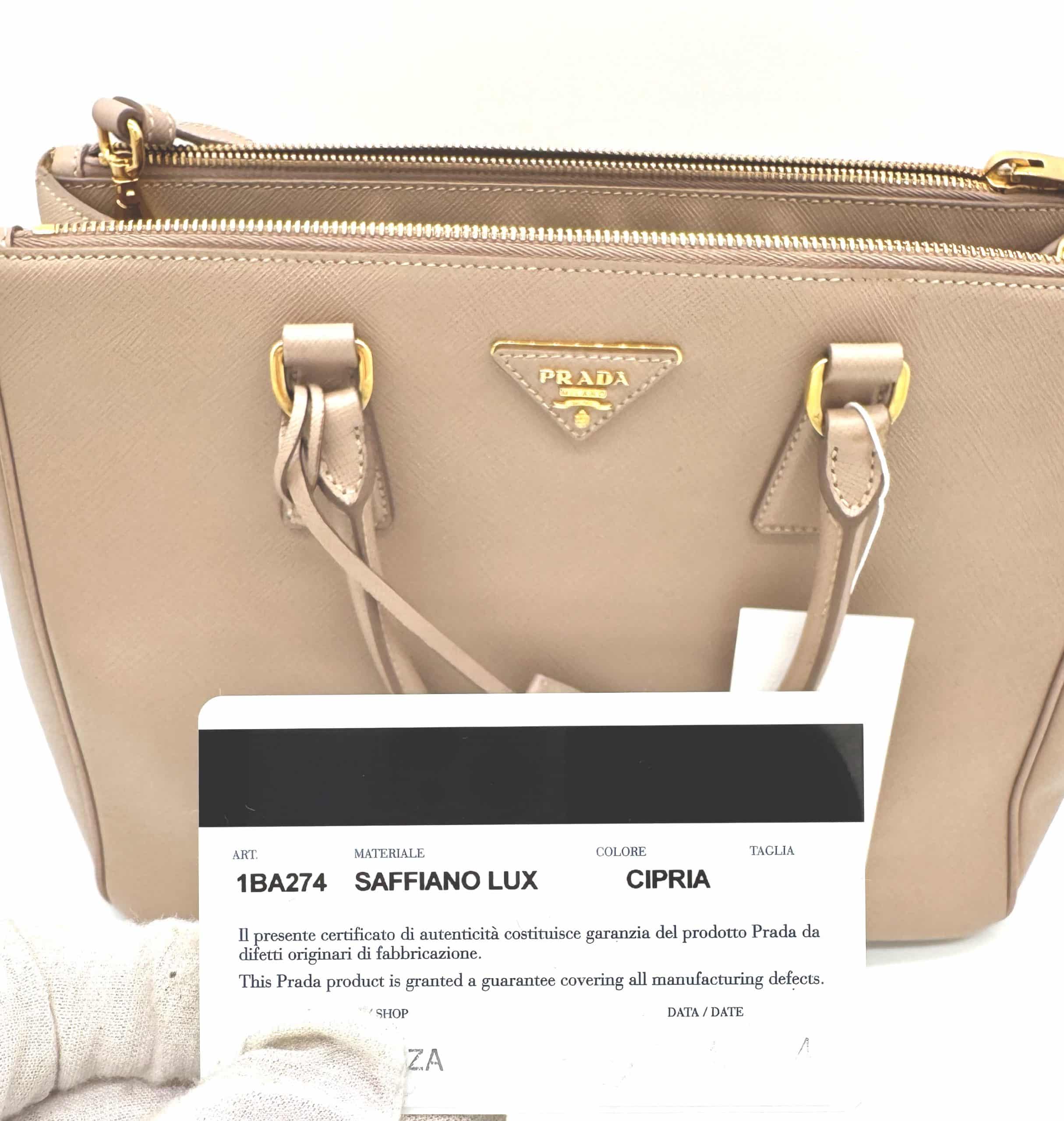 Prada Galleria Saffiano Leder