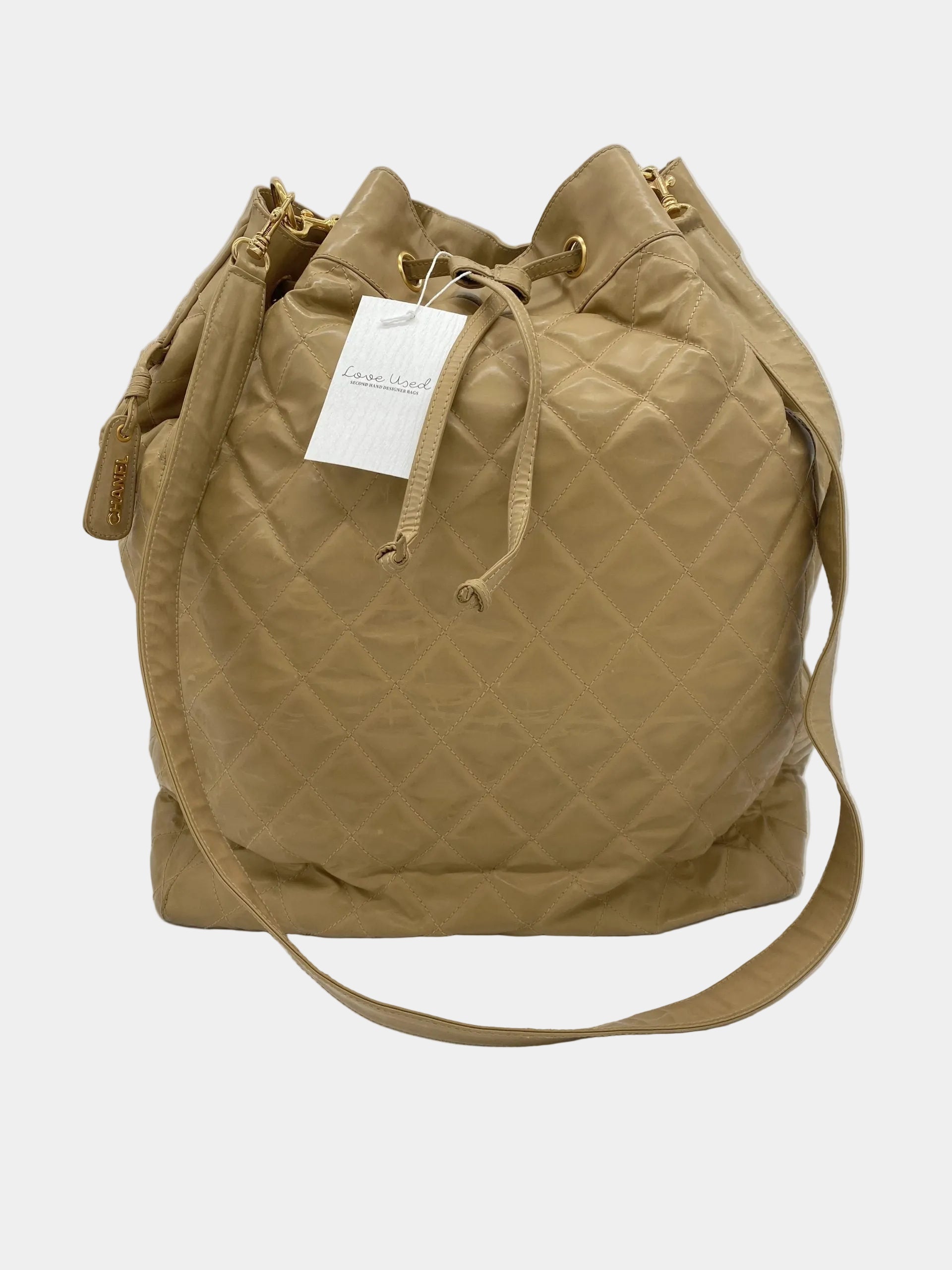 Chanel Jumbo Bucket Beige