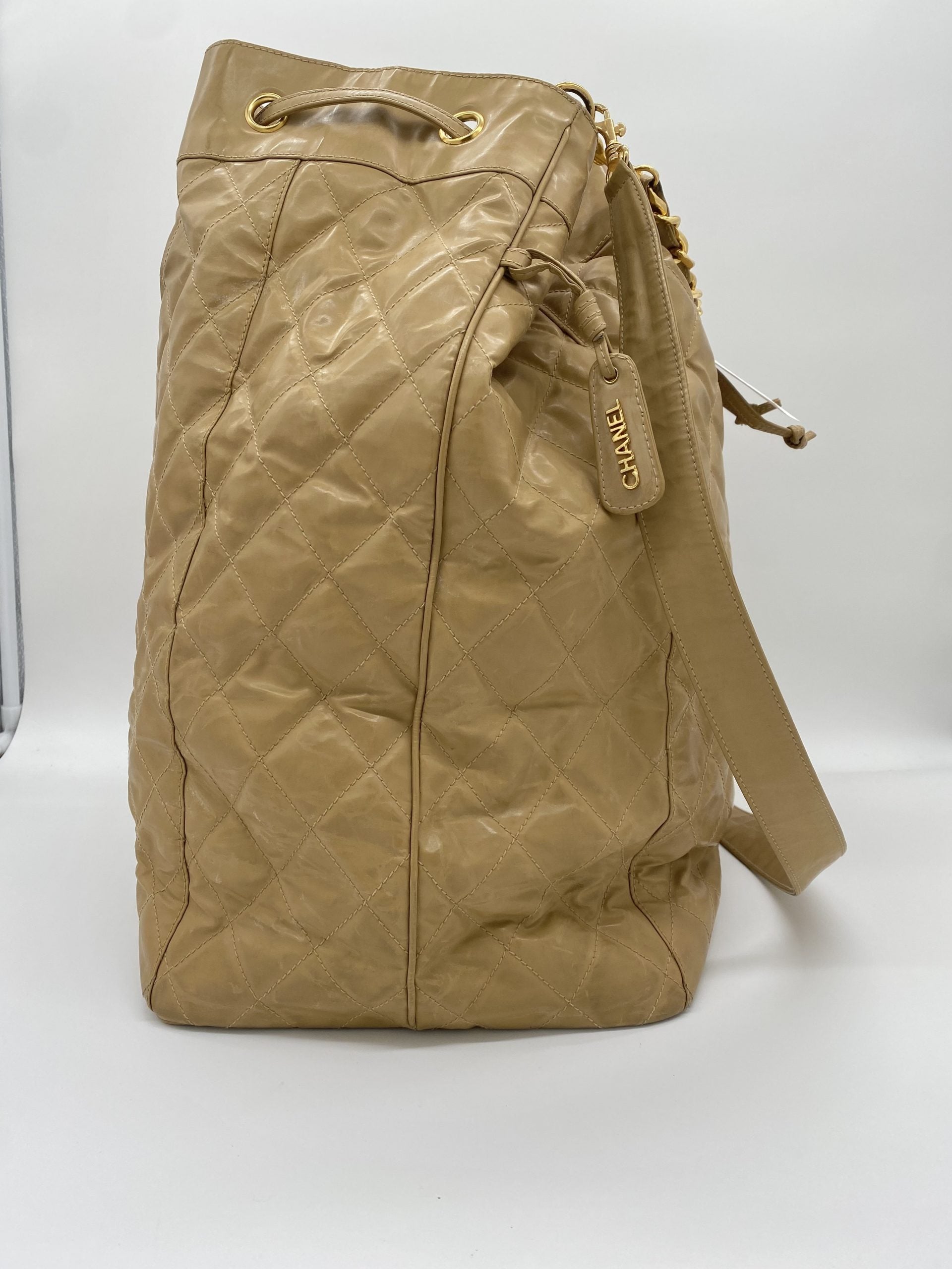 Chanel Jumbo Bucket Beige