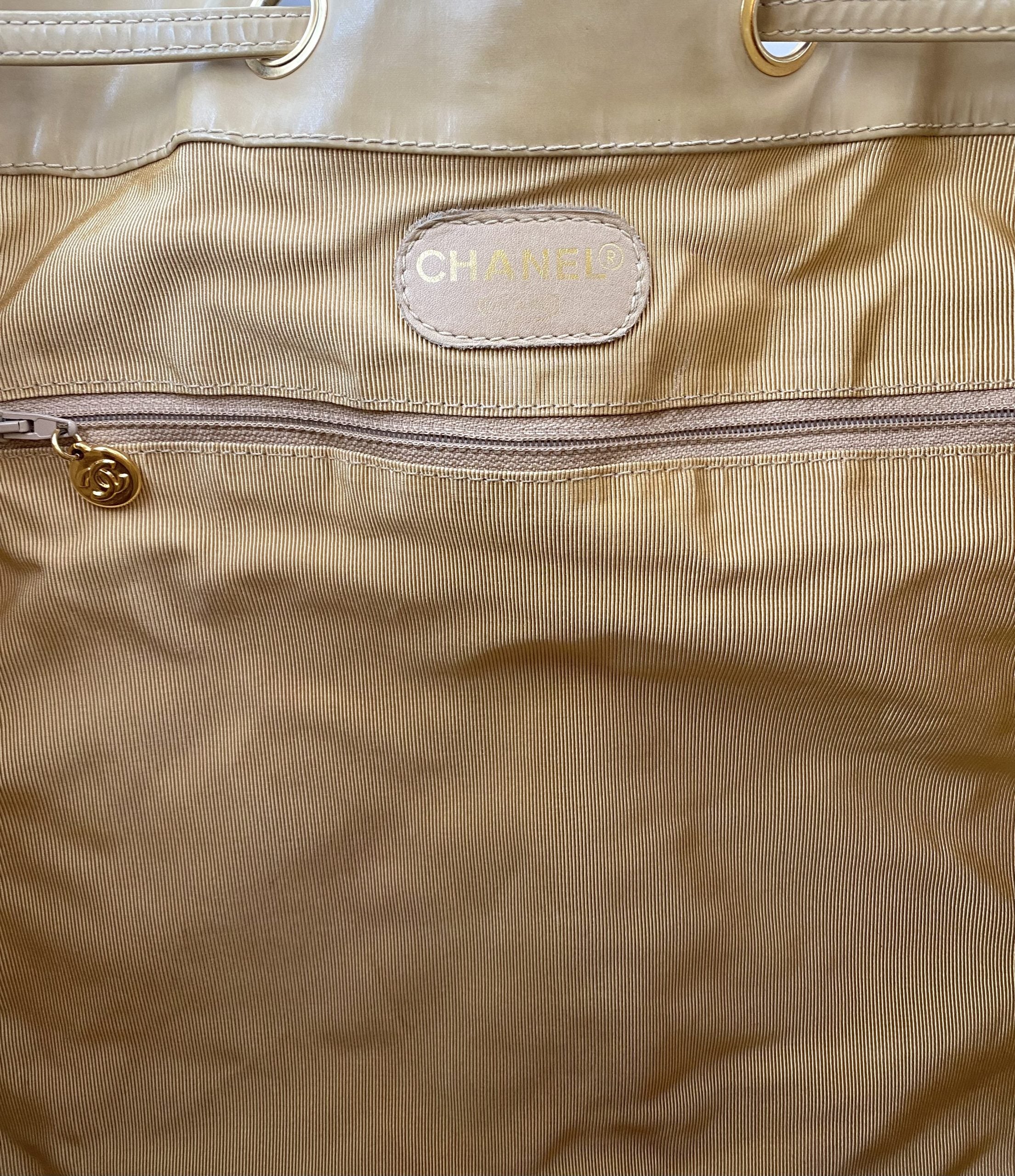 Chanel Jumbo Bucket Beige