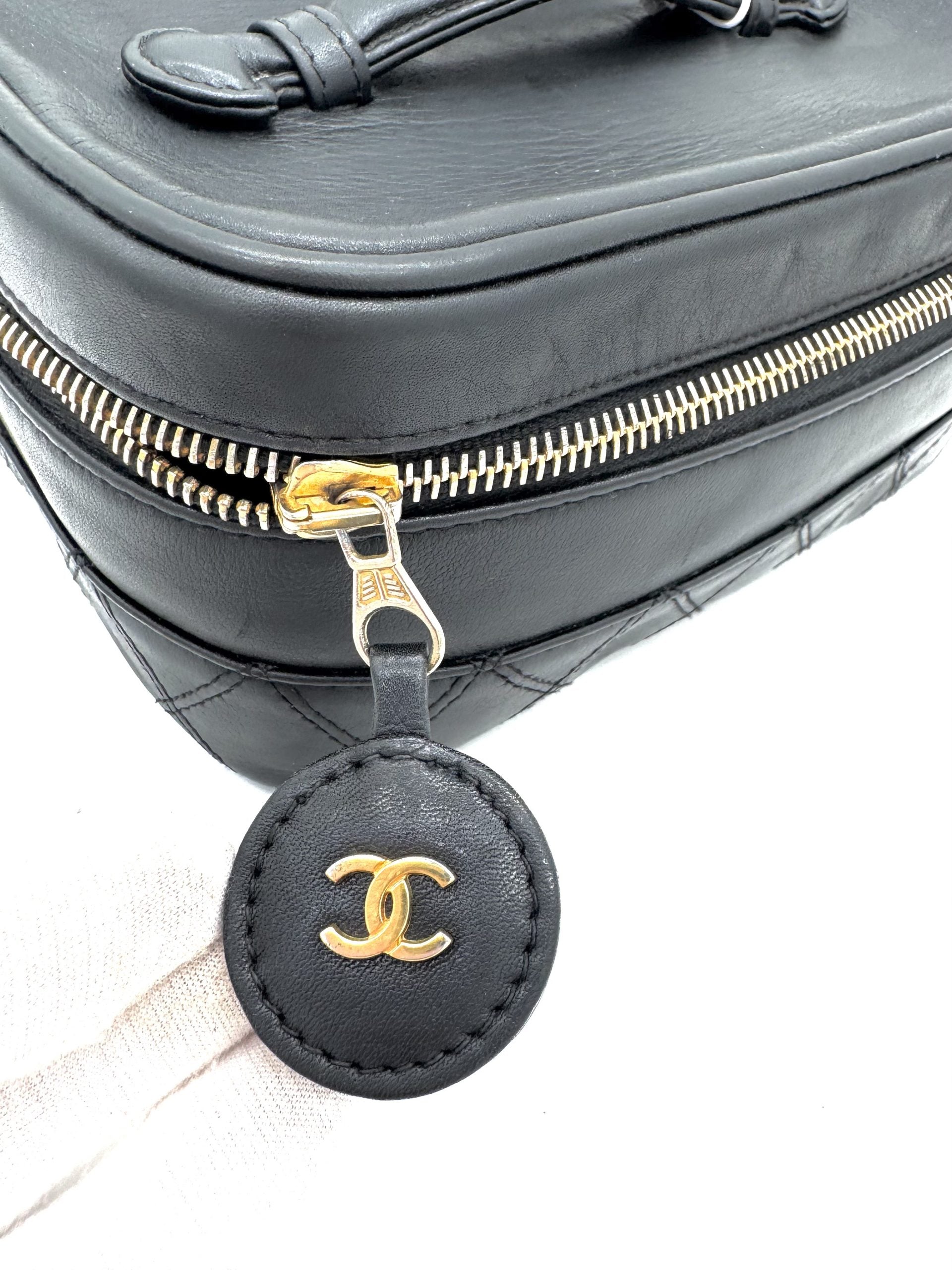 Chanel Vanity Tasche Schwarz