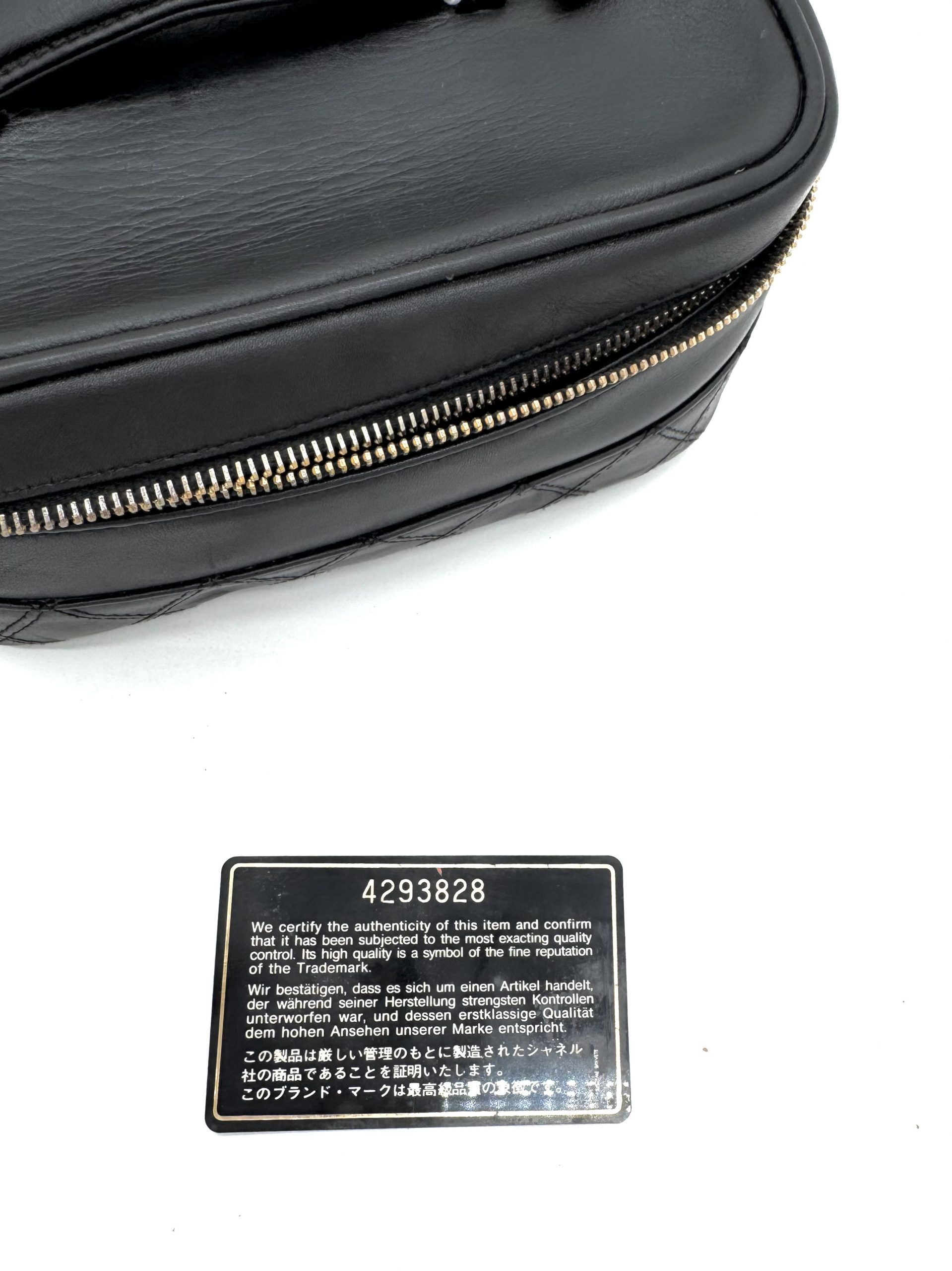 Chanel Vanity Tasche Schwarz