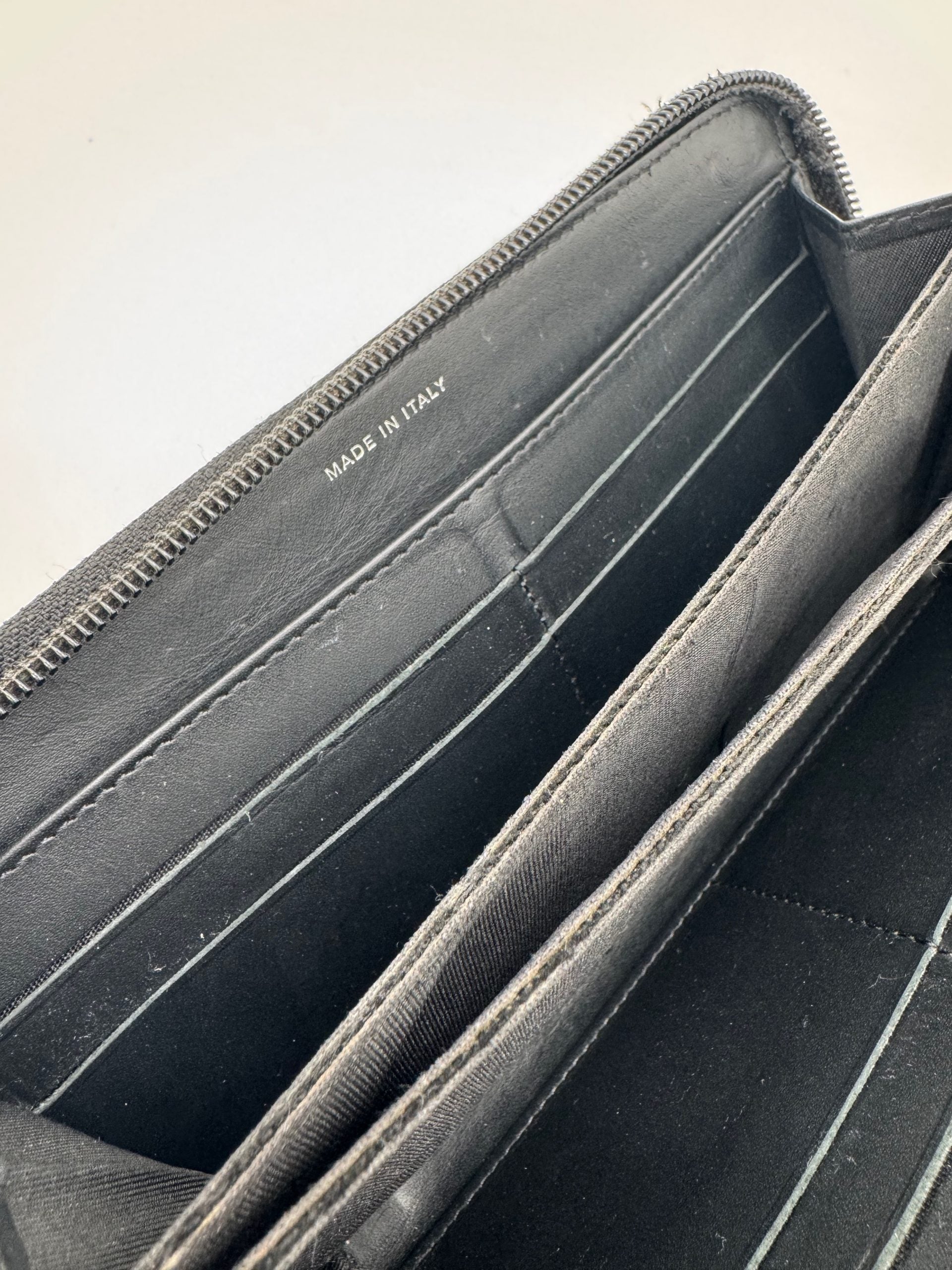 Chanel Geldbörse Caviar Leder Schwarz