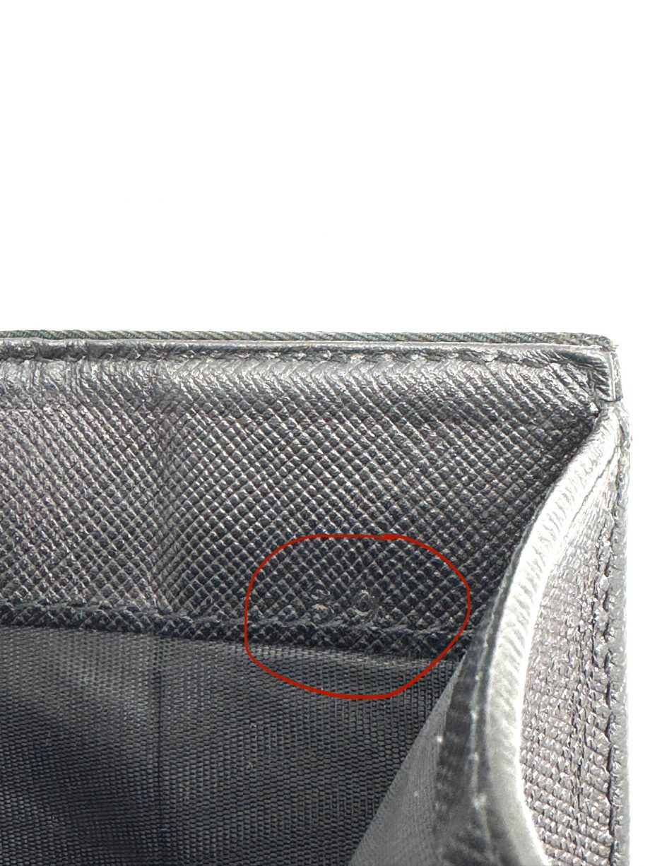 Prada Geldbörse Nylon Schwarz 
