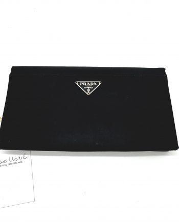 Prada Geldbörse Nylon Schwarz 