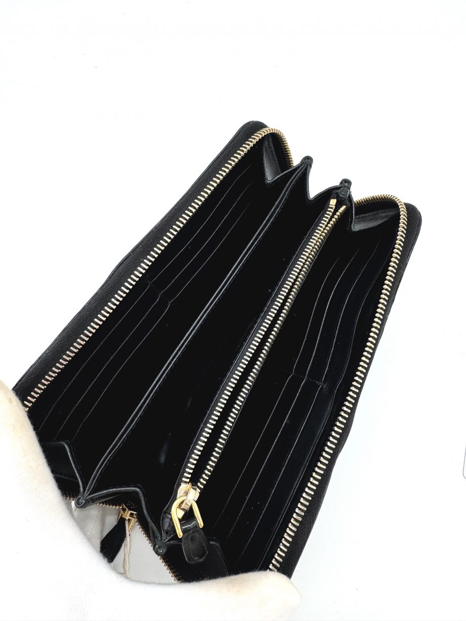 Prada Geldbörse Nylon Schwarz 