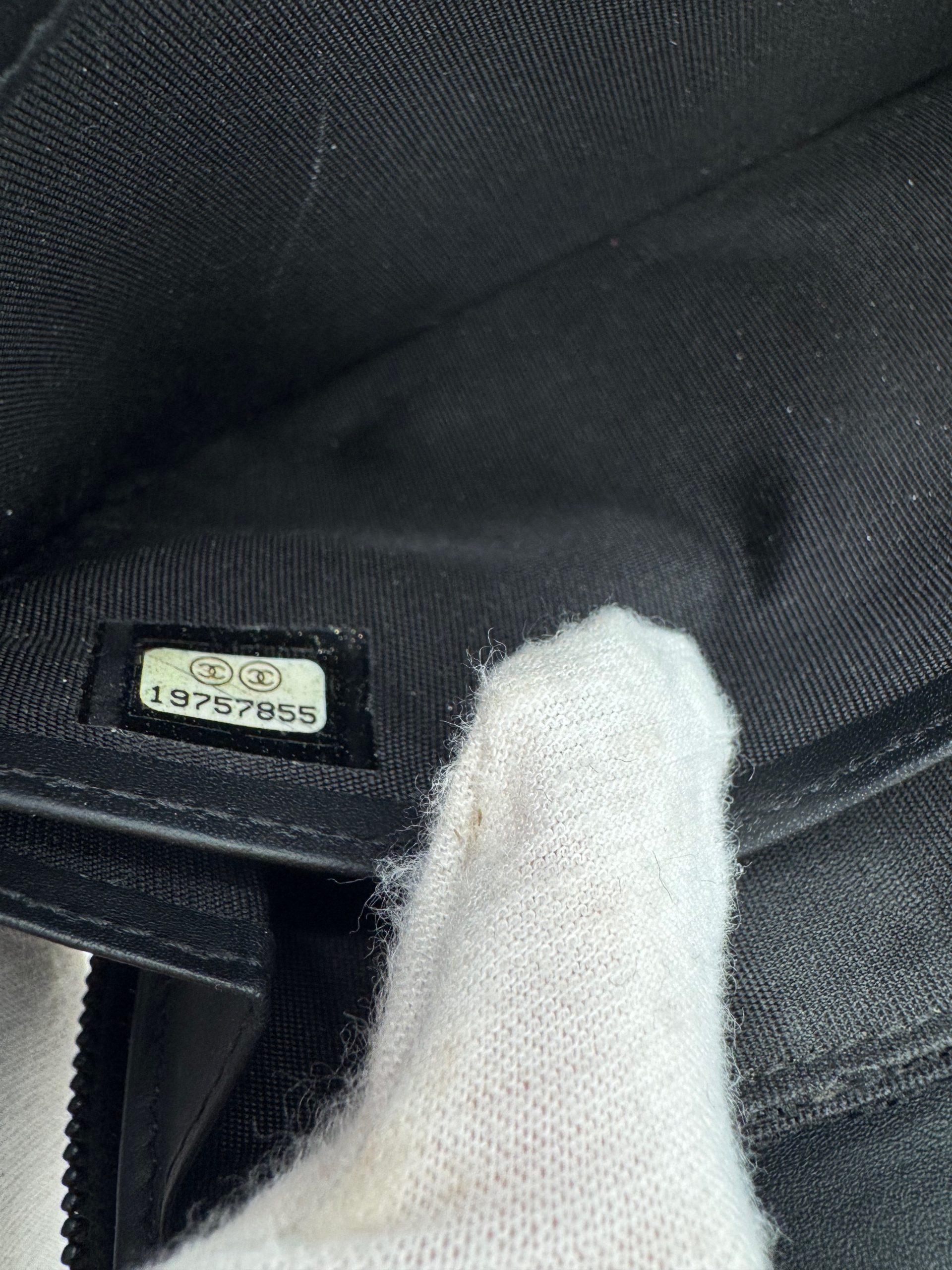 Chanel Geldbörse Caviar Leder Schwarz