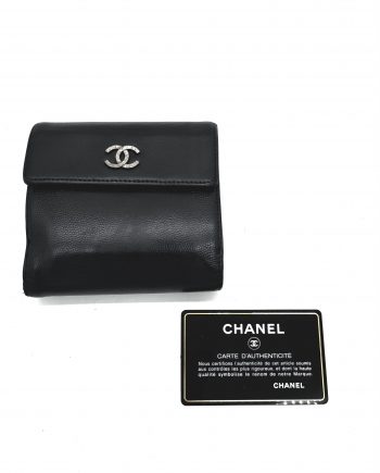 Chanel Geldbörse Caviar Leder Schwarz