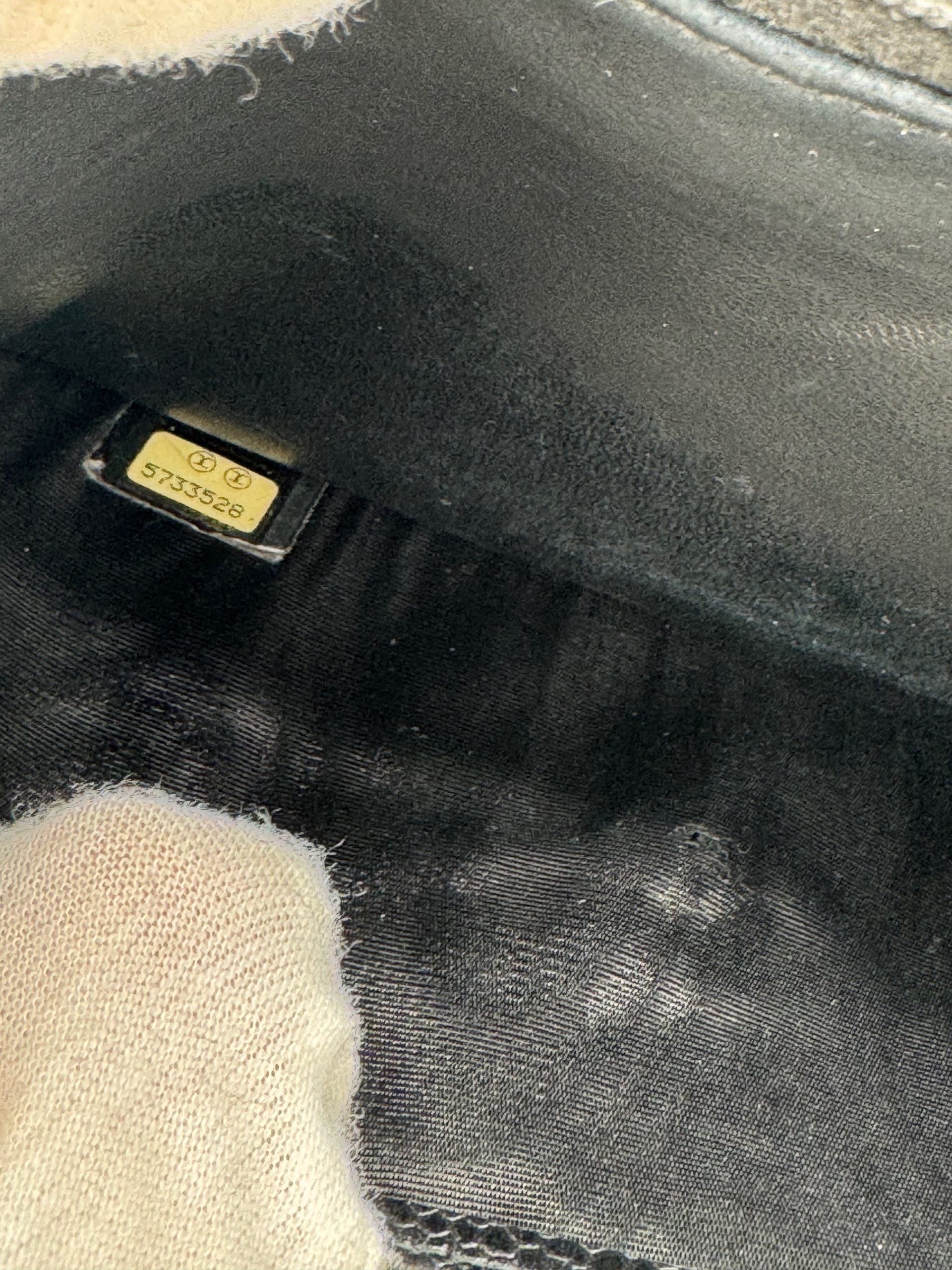 Chanel Geldbörse Caviar Leder Schwarz